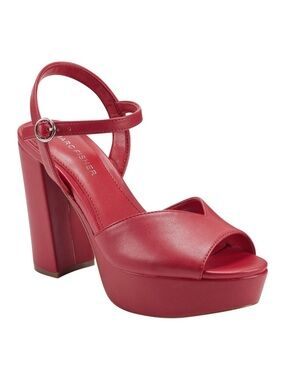 Marc Fisher Red Platform Heels